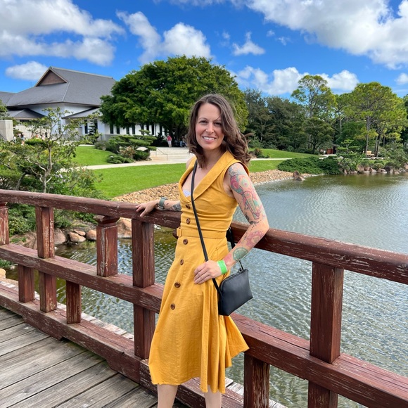 Yellow ModCloth Dress - Picture 4 of 7